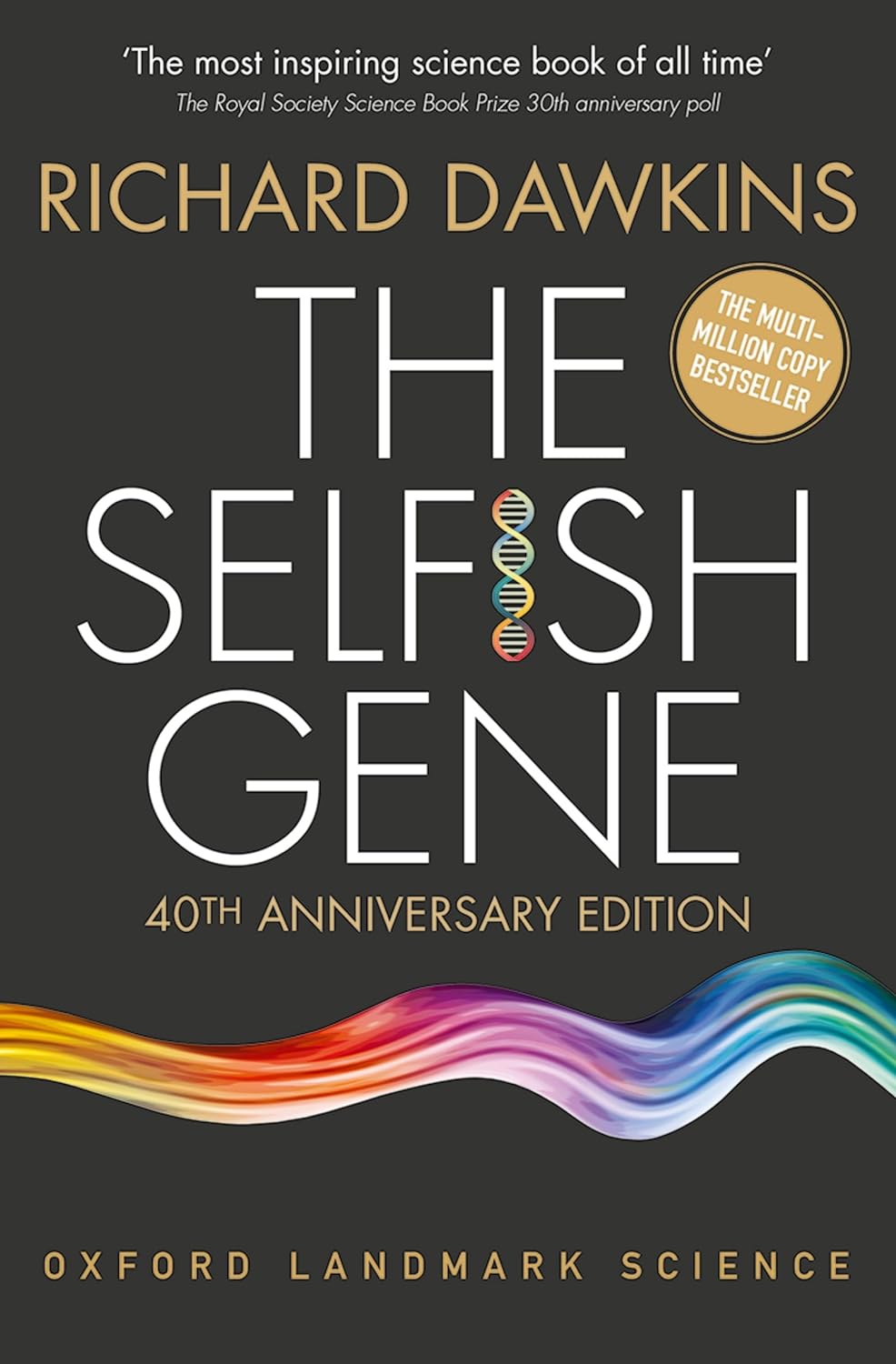 book cover for the selfish gene